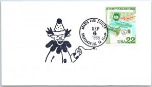 US SPECIAL EVENT POSTMARK COVER SPARTA FAIR AT SPARTANSBURG PA 1986