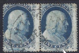 U.S. 20 Used F PAIR  (22417) 
