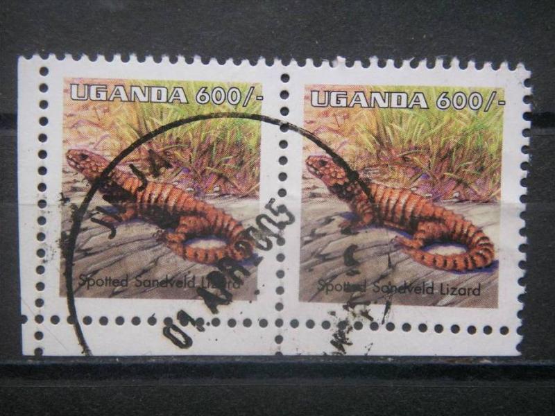 UGANDA, 2005, used 600sh, Reptiles, Scott new