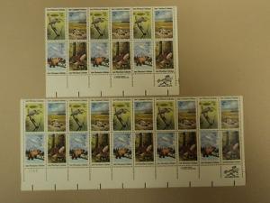 USPS Scott 1921-24 18c 1981 USA Wildlife Habitats Lot of ...