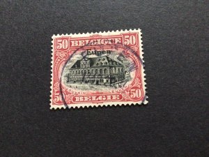 German occupation issues Belgium 1920 50c Eupen used stamp 58400