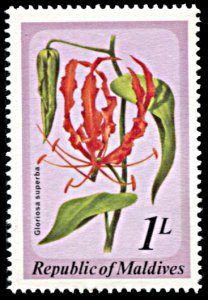 Maldive Islands 815, MNH, Flame Lily