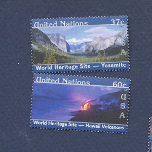 UNITED NATIONS UN - Scott 850-851 - MNH  - Yosemite, Hawaii Volcano - 2003