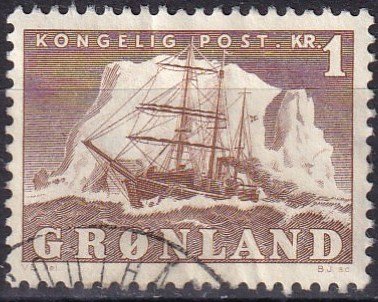 Greenland #36 F-VF Used CV $3.25 (Z8092)