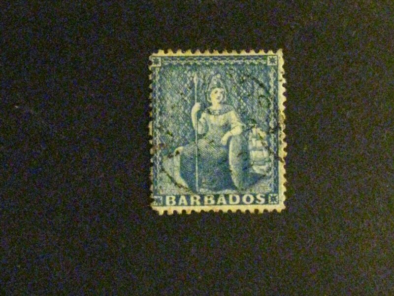  Barbados #14 used  a198.9205 