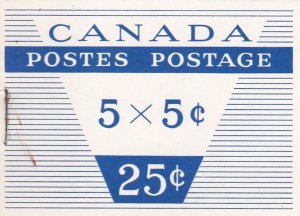 Canada # 341a, Queen Elizabeth Definitives in a Booklet