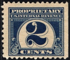 RB66 2¢ Proprietary Stamp (1919) Used