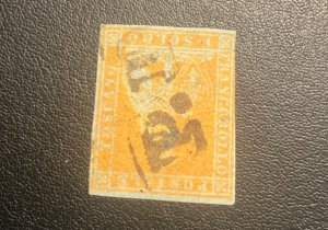 Stamps Tuscany Scott #2b used