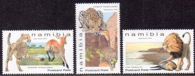 Namibia - 2019 Large Felines Set MNH**