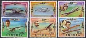 Liberia 794-99 MNH 1978 Progress of Aviation (102)(ad4962)