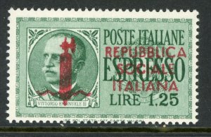 Italy 1944 Social Republic 1.25 Lire Express Issue Scott E1 Mint F343