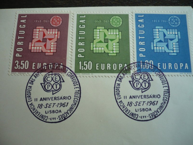 Europa 1961 - Portugal - Set on First Day Cover