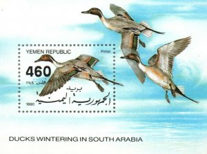 Yemen 1990 460F Bird Sheet MNH - T152