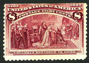 U.S. #236 MINT OG HR