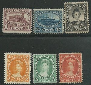 New Brunswick 6-11  Mint    1860   PD
