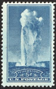 SC#744 5¢ National Parks: Yellowstone (1934) MNH