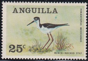 Anguilla 1968 MNH Sc #38 25c Black-necked stilt Birds