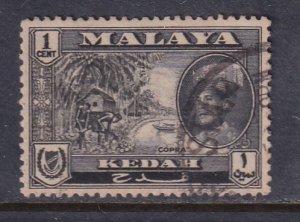 Malaya Kedah 1959 Sc 95 1c Used