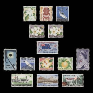 Cook Islands 1967 (MNH) Decimal Provisionals ...