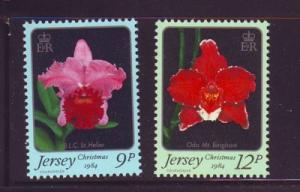 Jersey Sc 346-7 1984 Christmas stamps mint mint NH