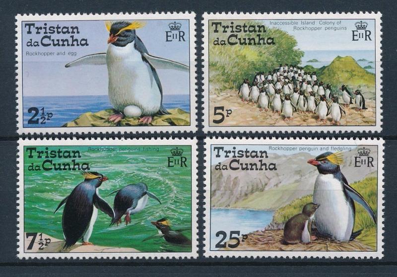 [27216] Tristan da Cunha 1974 Birds Vögel Oiseaux Ucelli Penguins MNH