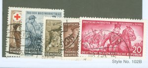 German Democratic Republic (DDR) #177/182 Used Multiple