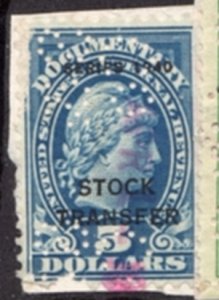 US Stamp #RD58 - Phabulous Revenue 'STOCK TRANSFER' Issue Series 1940