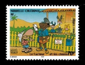 New Caledonia 1998 - Postman and Dogs - Single Stamp - Scott 793 - MNH