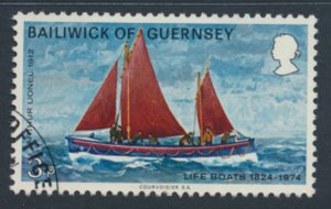 Guernsey SG 95  SC# 92 Lifeboats  First Day of issue cancel see scan