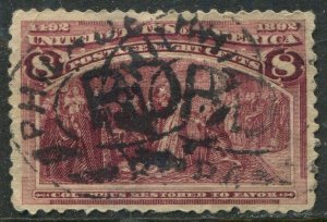 236 8c Columbian Exposition Used