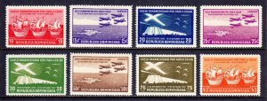 DOMINICAN REPUBLIC — SCOTT C24-C31 — 1937 AIRMAIL SET — MH — SCV $28