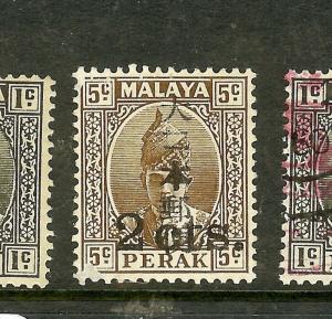 MALAYA PERAK (P1710B) JAPANESE OCCUPATION 5C/2KANJI SIDE BOXSGJ273C  MOG