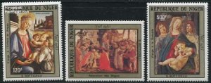 Niger 1983, Christmas 3v, MNH