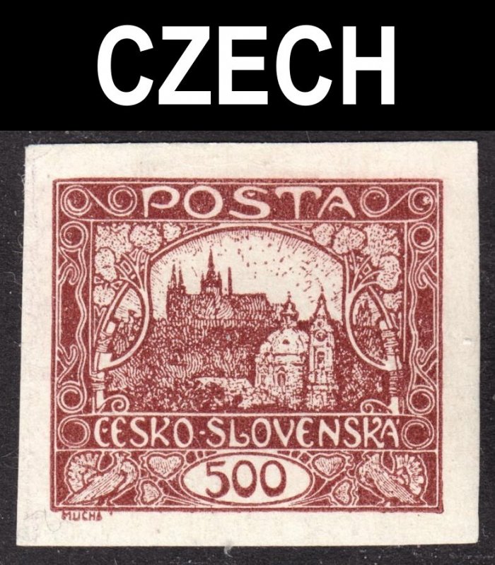 Czechoslovakia Scott 39 VF to XF unused no gum.