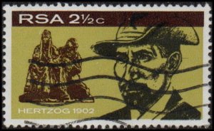 South Africa 348 - Used - 2½c Hertzog in 1902 in Hat (1968) +