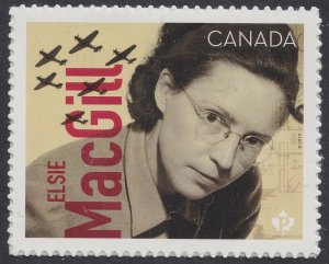 Canada 3172 Canadian in Flights Elsie MacGill P single MNH 2019