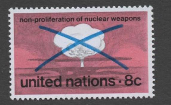 SCOTT   227  single   MNH UN New York 1972