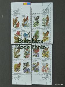 #1953-2002 State Birds and Flowers Matched Set of 4 Zip Bloc