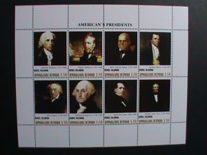 KURIL ISLAND -AMERICAN PRESIDENTS -MNH SHEET. VERY RARE PLEASE WATCH CAREFULLY