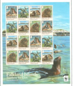 Falkland Islands #1033a Mint (NH) Multiple (Fauna) (Wildlife) (Wwf)