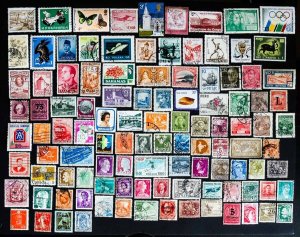 Foreign Lot - 108 Stamps, Mint & Used, No Junk. Great Condition