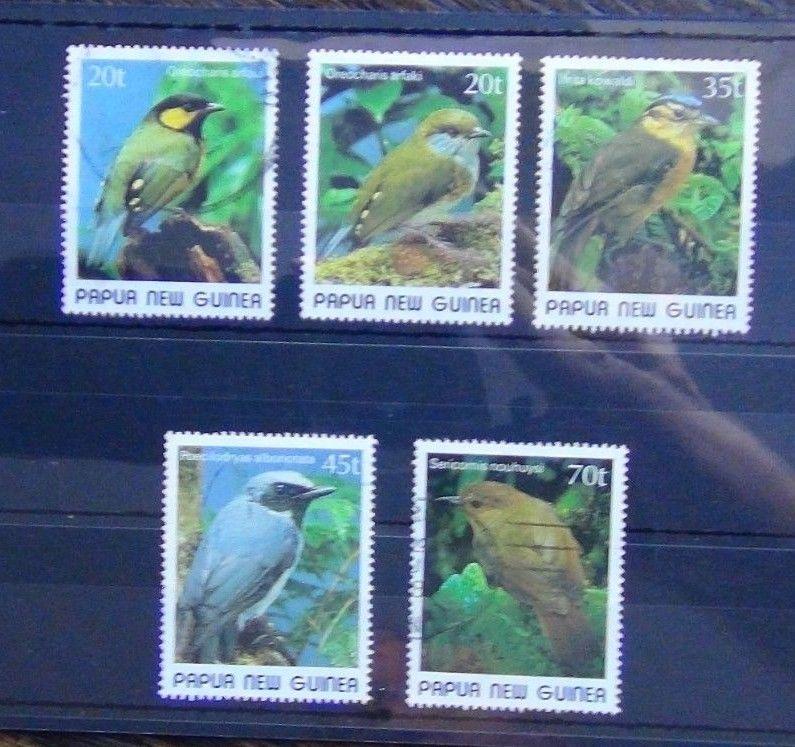 Papua New Guinea 1989 Small Birds 2nd issue set Used