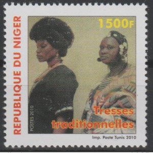 2010 Niger Mi. 2014 Traditional Braids MNH 1 val.-