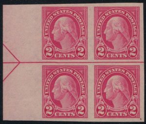 MALACK 577 VF/XF OG NH, Arrow Block Left w9150