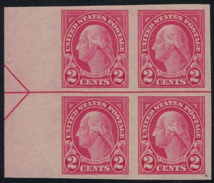 MALACK 577 VF/XF OG NH, Arrow Block Left w9150