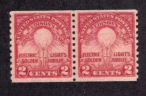 656 Mint,OG,NH... Pair... SCV $45.00