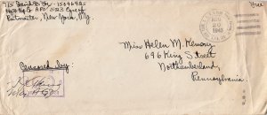 United States A.P.O.'s Soldier's Free Mail 1943 New York, N.Y. U.S. Army Post...