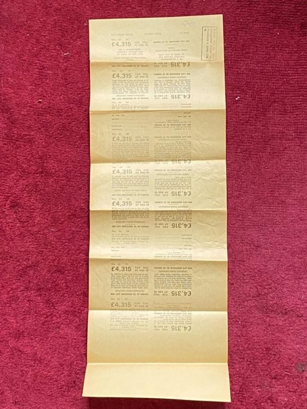 ADVERTISERS PROOF FOR 4/6 MAY 1970 BOOKLET (HARRISON & SONS)