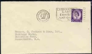 Postmark - Great Britain 1962 cover bearing illustrated s...