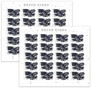 2021 Raven Story Forever stamps 2 sheets total 40 stamps